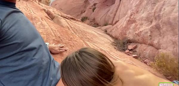  Fit couple have hot sex in the Valley of Fire